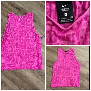 Nike Hot Pink Tank Top. See Through